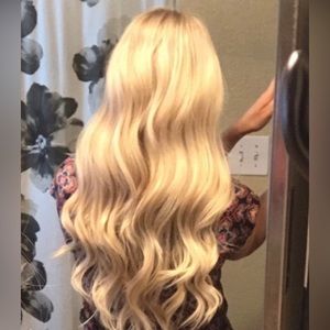 Halo Couture 18in layered halo extensions 100% Remy Human Hair